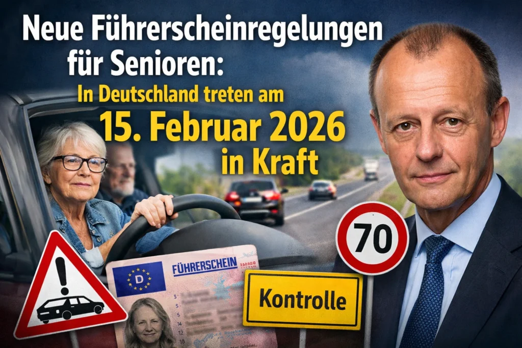 Neue Führerscheinregelungen für Senioren in Deutschland treten am 15 Februar