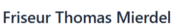 Friseur Thomas Mierdel